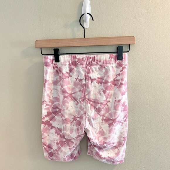 Old Navy High-Waisted Biker Shorts Womens Size Small Pink Tie Dye 8 Inch Inseam - Picture 6 of 9